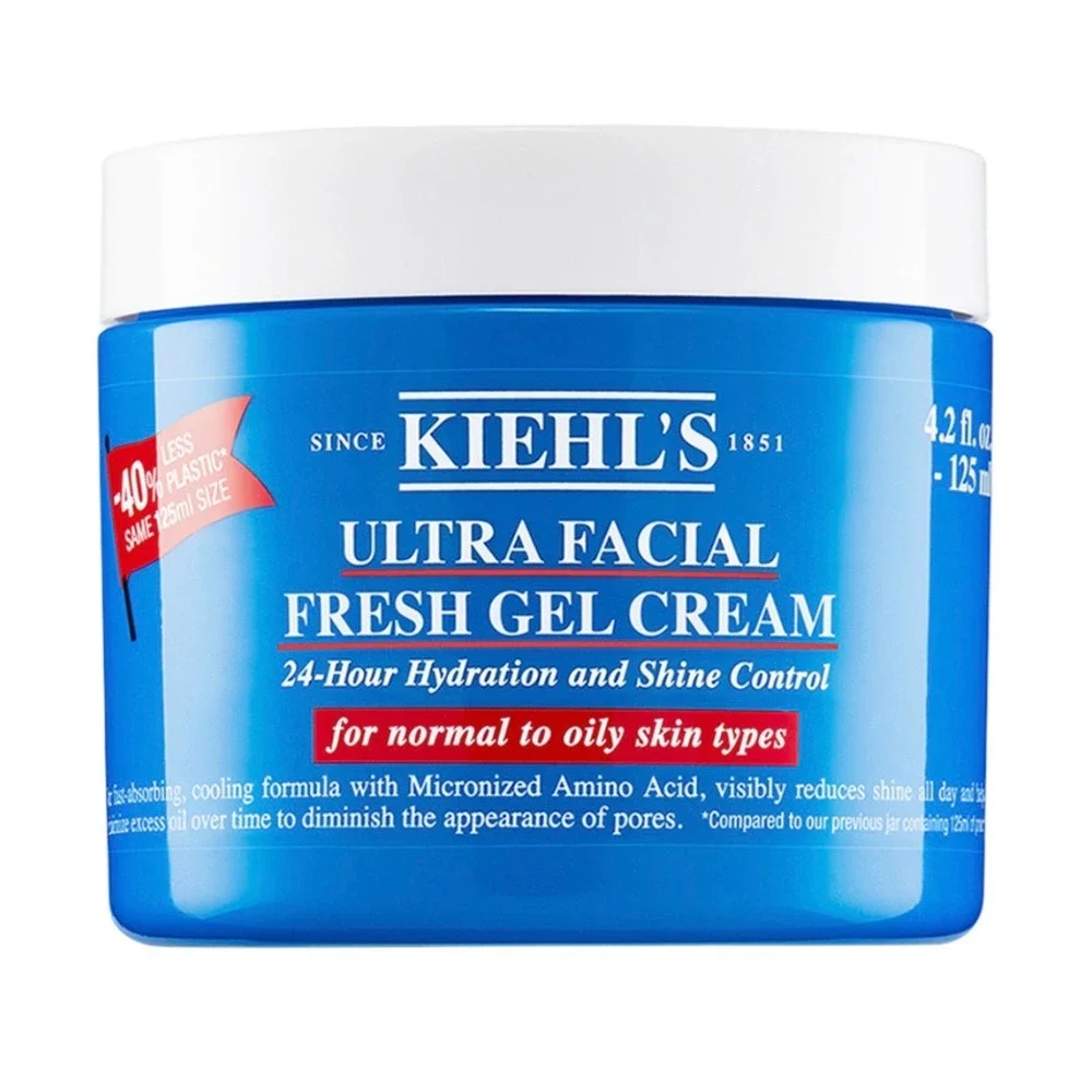 Kiehls Ultra Facial Fresh Gel Cream 4.2oz 125ml Blue Jar
